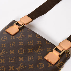 極美品 LOUIS VUITTON ルイヴィトン ポシェット ボスフォール ショルダーバッグ M40044 モノグラムキャンバス MI0056 ブラウン ゴールド金具 中古 4a005822