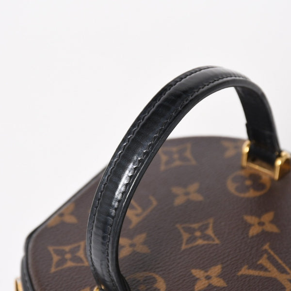極美品 LOUIS VUITTON ルイヴィトン カンヌ ショルダーバッグ M43986 モノグラムリバース ブラウン ブラック 中古 4a005978