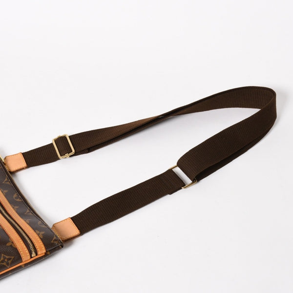 極美品 LOUIS VUITTON ルイヴィトン ポシェット ボスフォール ショルダーバッグ M40044 モノグラムキャンバス MI0056 ブラウン ゴールド金具 中古 4a005822