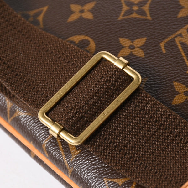 極美品 LOUIS VUITTON ルイヴィトン ポシェット ボスフォール ショルダーバッグ M40044 モノグラムキャンバス MI0056 ブラウン ゴールド金具 中古 4a005822