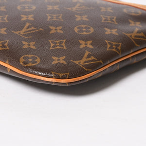 極美品 LOUIS VUITTON ルイヴィトン ポシェット ボスフォール ショルダーバッグ M40044 モノグラムキャンバス MI0056 ブラウン ゴールド金具 中古 4a005822