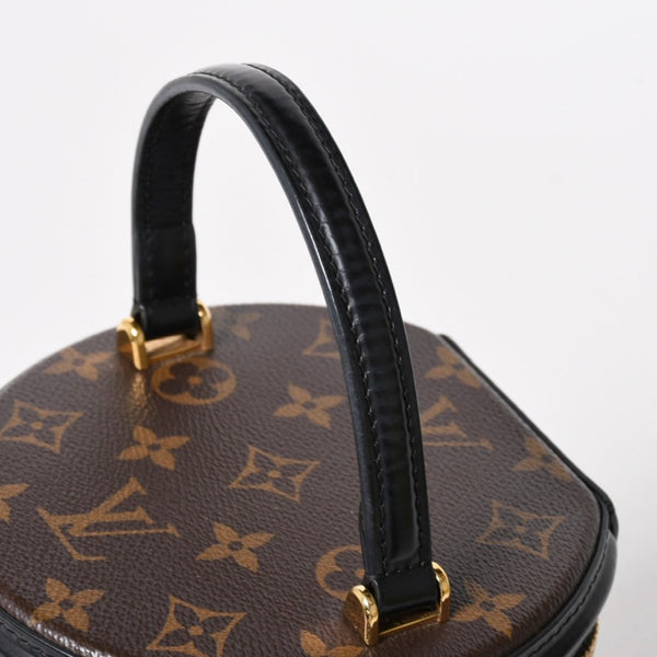 極美品 LOUIS VUITTON ルイヴィトン カンヌ ショルダーバッグ M43986 モノグラムリバース ブラウン ブラック 中古 4a005978
