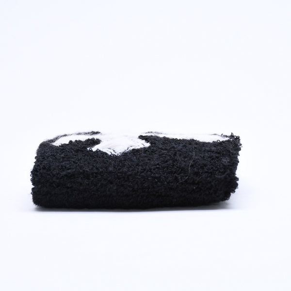 新品未使用 CHROME HEARTS クロムハーツ SWEATBAND WRIST スウェットバンド リストバンド ONE SIZE CHクロスパッチ ハラコ ゼブラ 中古 4a005984