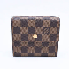画像をギャラリービューアに読み込む, 新品未使用 LOUIS VUITTON ルイヴィトン ポルトモネ ビエ カルト クレディ 三つ折り財布 N61652 ダミエ ブラウン ゴールド金具 中古 4a005976