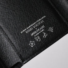 画像をギャラリービューアに読み込む, 新品同様品 LOUIS VUITTON ルイヴィトン 村上隆 モノグラムマルチカラー ポルトフォイユ 三つ折り財布 M14163 ブラック マルチカラー シルバー金具 中古 4a006093