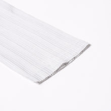 画像をギャラリービューアに読み込む, 極美品 ISSEI MIYAKE イッセイミヤケ PLEATS PLEASE プリーツプリーズ ハイネック ホワイト ライトブルー 長袖シャツ 中古 4a006004