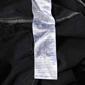 新品同様 MAISON MARGIELA メゾンマルジェラ ブラック ペンキ 飛沫模様 デニムジャケット S51AM0475 S30842 ブラック サイズ48 中古 4a006129