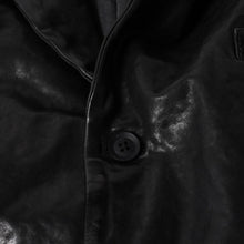 画像をギャラリービューアに読み込む, 極美品 YOHJI YAMAMOTO ヨウジヤマモト ISAMU KATAYAMA BACKLASH 2026SS 3ボタン テーラードジャケット HK-J96-700 レザー サイズ4 中古 4a006127