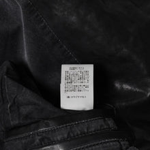 画像をギャラリービューアに読み込む, 極美品 YOHJI YAMAMOTO ヨウジヤマモト ISAMU KATAYAMA BACKLASH 2026SS 3ボタン テーラードジャケット HK-J96-700 レザー サイズ4 中古 4a006127