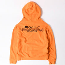画像をギャラリービューアに読み込む, CHROME HEARTS クロムハーツ × OFF-WHITE オフホワイト 2018 プルオーバーフーディー サイズL ヴァージル アブロー 美品 中古 4a005929