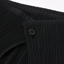 画像をギャラリービューアに読み込む, 極美品 PLEATS PLEASE ISSEY MIYAKE プリーツプリーズ イッセイミヤケ ロングスカート プリーツ加工 サイズ1 ポリエステル ブラック 中古 4a006016