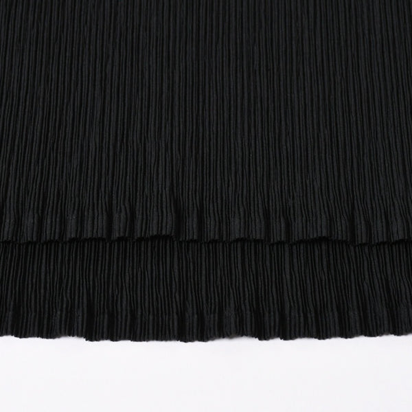 極美品 PLEATS PLEASE ISSEY MIYAKE プリーツプリーズ イッセイミヤケ ロングスカート プリーツ加工 サイズ1 ポリエステル ブラック 中古 4a006016