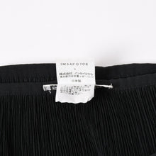 画像をギャラリービューアに読み込む, 極美品 PLEATS PLEASE ISSEY MIYAKE プリーツプリーズ イッセイミヤケ ロングスカート プリーツ加工 サイズ1 ポリエステル ブラック 中古 4a006016