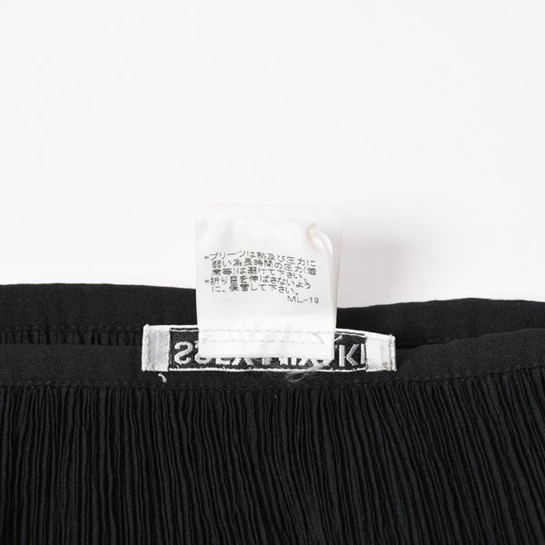 極美品 PLEATS PLEASE ISSEY MIYAKE プリーツプリーズ イッセイミヤケ ロングスカート プリーツ加工 サイズ1 ポリエステル ブラック 中古 4a006016