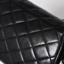 画像をギャラリービューアに読み込む, CHANEL シャネル ミニマトラッセ Sフラップ Sチェーンショルダーバッグ 1番台 パリ限定 ココマーク ラムスキン ブラック ゴールド/シルバー金具 美品 中古 4a006024