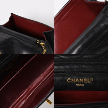 画像をギャラリービューアに読み込む, CHANEL シャネル ミニマトラッセ Sフラップ Sチェーンショルダーバッグ 1番台 パリ限定 ココマーク ラムスキン ブラック ゴールド/シルバー金具 美品 中古 4a006024