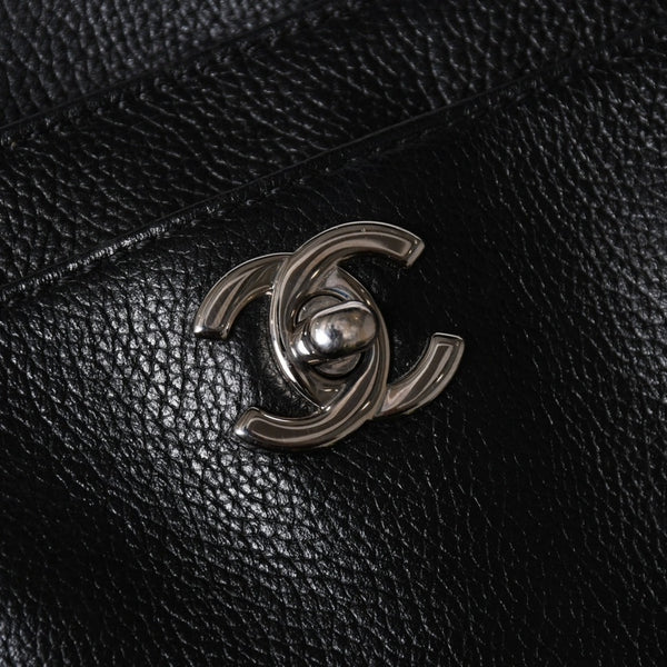 CHANEL シャネル エグゼクティブトート ミディアム トートバッグ A15206 12番台 ココマーク キャビアスキン ブラック 美品 中古 4a005933