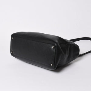 CHANEL シャネル エグゼクティブトート ミディアム トートバッグ A15206 12番台 ココマーク キャビアスキン ブラック 美品 中古 4a005933