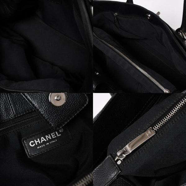 CHANEL シャネル エグゼクティブトート ミディアム トートバッグ A15206 12番台 ココマーク キャビアスキン ブラック 美品 中古 4a005933