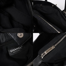 画像をギャラリービューアに読み込む, CHANEL シャネル エグゼクティブトート ミディアム トートバッグ A15206 12番台 ココマーク キャビアスキン ブラック 美品 中古 4a005933