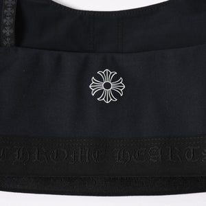 新品未使用 CHROME HEARTS クロムハーツ キャミソール ブラトップ U.S.A製 ナイロン ポリウレタン ブラック サイズS 中古 4a005915