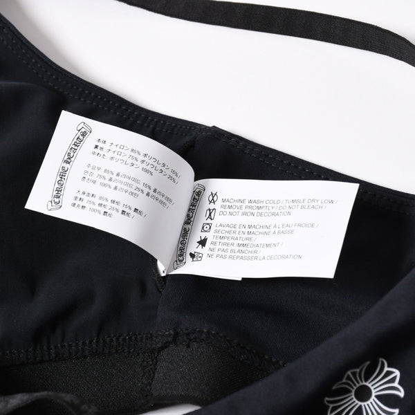 新品未使用 CHROME HEARTS クロムハーツ キャミソール ブラトップ U.S.A製 ナイロン ポリウレタン ブラック サイズS 中古 4a005915