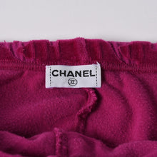 画像をギャラリービューアに読み込む, 極美品 CHANEL シャネル VINTAGE ヴィンテージ ベロアパンツ サイズ38 ココマーク ピンク アーカイブ カール ラガーフェルド 中古 4a006025