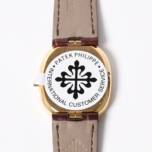 Very Good Condition PATEK PHILIPPE Patek Philippe 3987J Manual Winding K18 Yellow Gold Golden Ellipse Men's Watch Used 4a001786