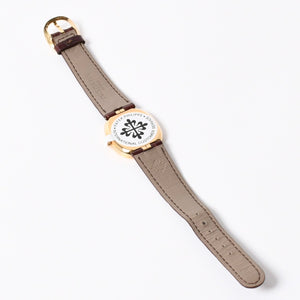 Very Good Condition PATEK PHILIPPE Patek Philippe 3987J Manual Winding K18 Yellow Gold Golden Ellipse Men's Watch Used 4a001786