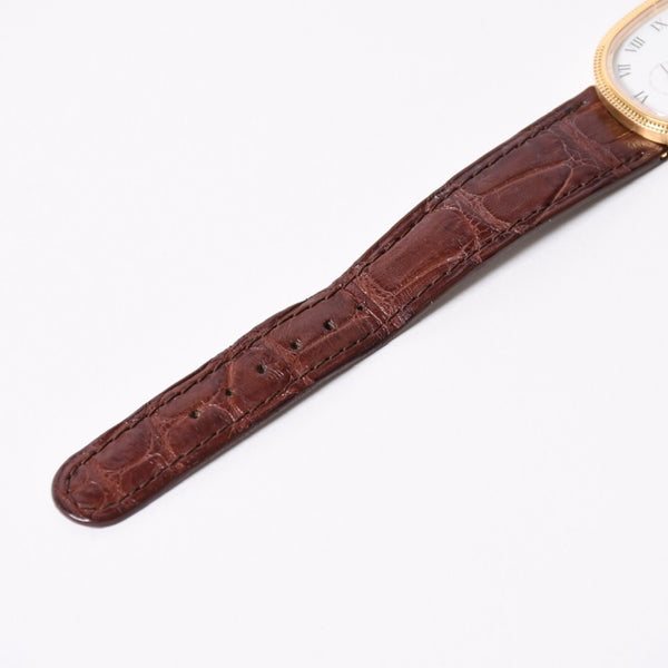 Very Good Condition PATEK PHILIPPE Patek Philippe 3987J Manual Winding K18 Yellow Gold Golden Ellipse Men's Watch Used 4a001786