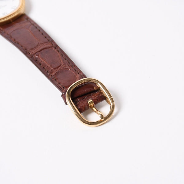Very Good Condition PATEK PHILIPPE Patek Philippe 3987J Manual Winding K18 Yellow Gold Golden Ellipse Men's Watch Used 4a001786