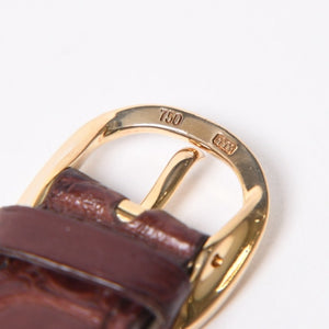 Very Good Condition PATEK PHILIPPE Patek Philippe 3987J Manual Winding K18 Yellow Gold Golden Ellipse Men's Watch Used 4a001786