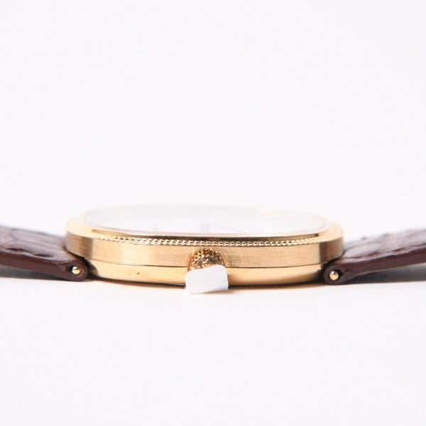 Very Good Condition PATEK PHILIPPE Patek Philippe 3987J Manual Winding K18 Yellow Gold Golden Ellipse Men's Watch Used 4a001786