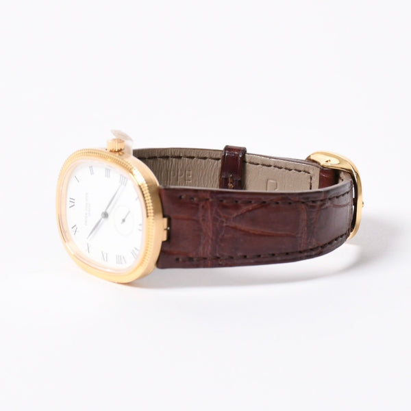Very Good Condition PATEK PHILIPPE Patek Philippe 3987J Manual Winding K18 Yellow Gold Golden Ellipse Men's Watch Used 4a001786