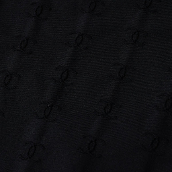 CHANEL シャネル キャミソールオールインワン P07394V05398 サイズ40 ココマーク ナイロン スパンデックス ブラック 美品 中古 4a006027
