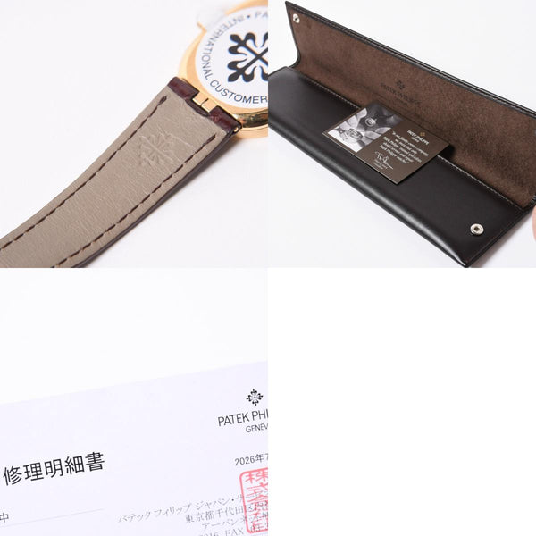 Very Good Condition PATEK PHILIPPE Patek Philippe 3987J Manual Winding K18 Yellow Gold Golden Ellipse Men's Watch Used 4a001786