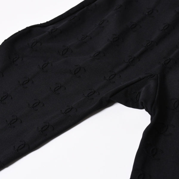 CHANEL シャネル キャミソールオールインワン P07394V05398 サイズ40 ココマーク ナイロン スパンデックス ブラック 美品 中古 4a006027
