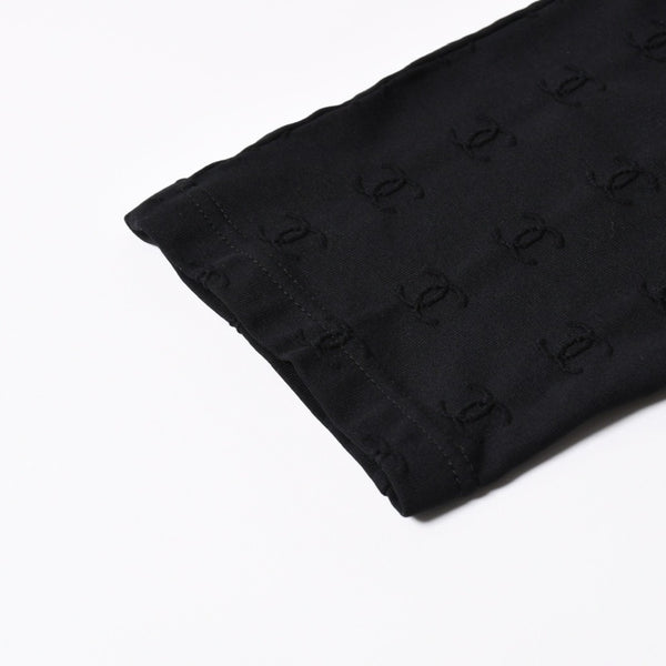 CHANEL シャネル キャミソールオールインワン P07394V05398 サイズ40 ココマーク ナイロン スパンデックス ブラック 美品 中古 4a006027