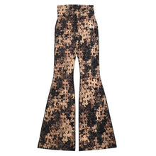 画像をギャラリービューアに読み込む, 新品未使用品 CHROME HEARTS クロムハーツ Cemetery Cross Mesh Lace Flare Long Pants セメタリークロス フレアパンツ XSサイズ 中古 4a006030