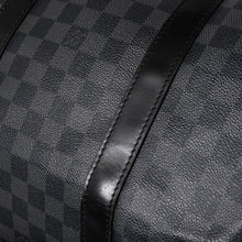 画像をギャラリービューアに読み込む, 極美品 LOUIS VUITTON ルイヴィトン キーポルバンドリエール55 ボストンバッグ N41413 ダミエグラフィット ブラック 中古 4a006033
