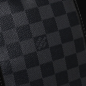 極美品 LOUIS VUITTON ルイヴィトン キーポルバンドリエール55 ボストンバッグ N41413 ダミエグラフィット ブラック 中古 4a006033