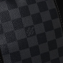 画像をギャラリービューアに読み込む, 極美品 LOUIS VUITTON ルイヴィトン キーポルバンドリエール55 ボストンバッグ N41413 ダミエグラフィット ブラック 中古 4a006033