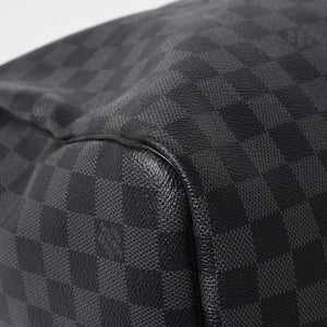 極美品 LOUIS VUITTON ルイヴィトン キーポルバンドリエール55 ボストンバッグ N41413 ダミエグラフィット ブラック 中古 4a006033