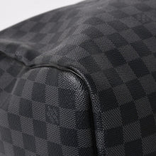 画像をギャラリービューアに読み込む, 極美品 LOUIS VUITTON ルイヴィトン キーポルバンドリエール55 ボストンバッグ N41413 ダミエグラフィット ブラック 中古 4a006033