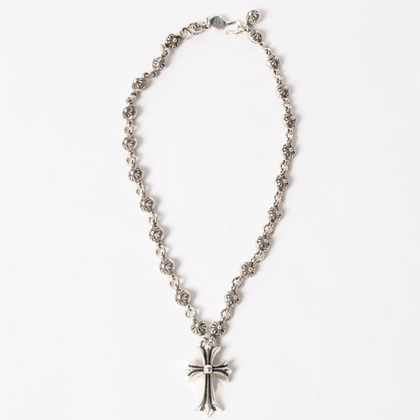 極美品 CHROME HEARTS クロムハーツ #1 CRSBL CHN SML CH CRS 20inch #1クロスボールチェーン スモールCHクロス ネックレス 20インチ 重量約118.8g 中古 4a006042