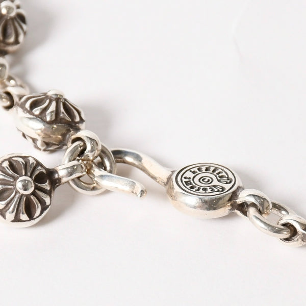 極美品 CHROME HEARTS クロムハーツ #1 CRSBL CHN SML CH CRS 20inch #1クロスボールチェーン スモールCHクロス ネックレス 20インチ 重量約118.8g 中古 4a006042