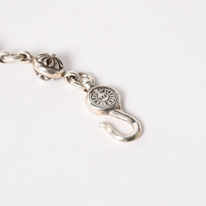 極美品 CHROME HEARTS クロムハーツ #1 CRSBL CHN SML CH CRS 20inch #1クロスボールチェーン スモールCHクロス ネックレス 20インチ 重量約118.8g 中古 4a006042