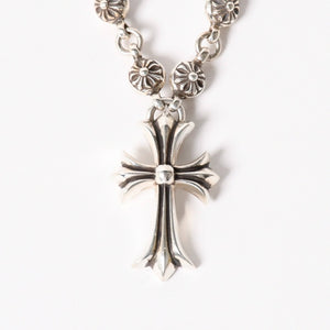 極美品 CHROME HEARTS クロムハーツ #1 CRSBL CHN SML CH CRS 20inch #1クロスボールチェーン スモールCHクロス ネックレス 20インチ 重量約118.8g 中古 4a006042