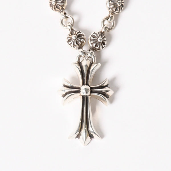 極美品 CHROME HEARTS クロムハーツ #1 CRSBL CHN SML CH CRS 20inch #1クロスボールチェーン スモールCHクロス ネックレス 20インチ 重量約118.8g 中古 4a006042