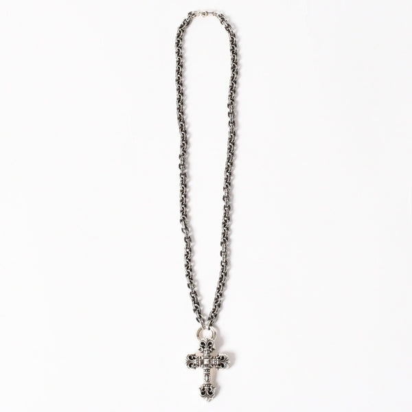 CHROME HEARTS クロムハーツ フィリグリークロス 19インチ ペーパーチェーン 重量58.94g .925 1998 1999刻印 アクセサリー シルバー925 美品 中古 4a006041